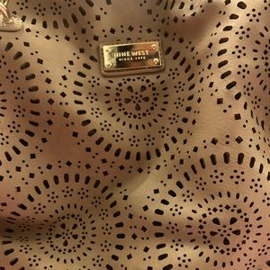 *SOLD*Authentic Nine West pale pink laser cut handbag *SOLD*
